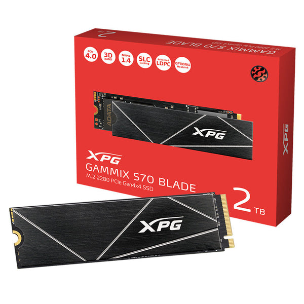 ADATA AGAMMIXS70B-2T-CS Gammix S70 Blade 2TB 2280 PCIe Gen4 M.2 NVMe SSD
